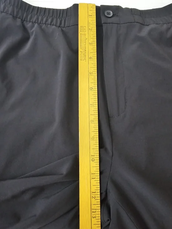 Banana Republic Airstretch Black Cropped Ankle Pants Lightweight Golf SZ L - Picture 9 of 14